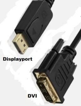 Displayportanschlußkabel auf DVI - Rosenheim
