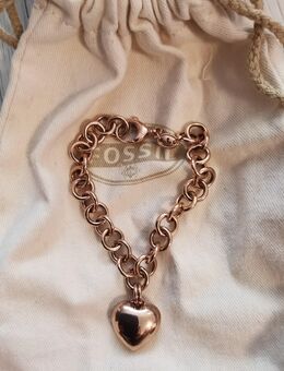 NEUWERTIG Fossil Armband mit Herzanhänger in Roségold Damen - Dorsten