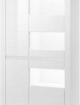 INOSIGN Vitrine Carat Höhe 198 cm, zwei Leisten angeliefert, 1 x grau, 1 x weiss