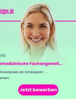 Zahnmedizinische Fachangestellte (m/w/d) Voll- oder Teilzeit - Machern