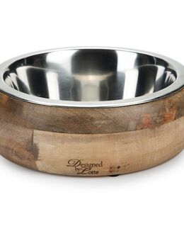 Designed by Lotte Holz- & Edelstahlnapf Mandira - 1300 ml, Ø 21 cm
