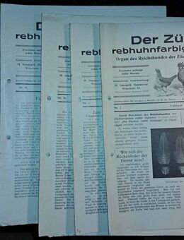 Historisches Mitteilungsblatt 'Der Züchter' - Berlin Mitte