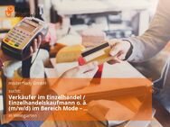 Verkäufer im Einzelhandel / Einzelhandelskaufmann o. ä. (m/w/d) im Bereich Mode – in Teilzeit - Weingarten