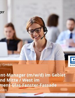 Key-Account-Manager (m/w/d) im Gebiet Deutschland Mitte / West im Marktsegment Glas-Fenster-Fassade - Recklinghausen
