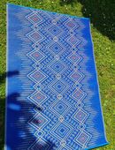 Outdoorteppich Jodhpur Multi Blue aus recyceltem Plastik 120x180 in 63584