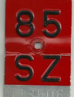 Fahrradteile Velo Nr.SZ 1985 - Volketswil