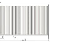 Bauzaun geschlossen lackiert 290x200cm - Vechelde