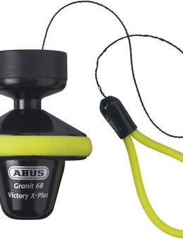 ABUS Bremsscheibenschloss GRANIT Victory XPlus 68 voll yellow roll up
