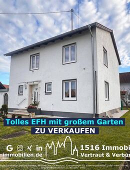 PROVISIONSFREI - Freistehendes Einfamilienhaus mit Doppelgarage und großem Garten - Vohburg (Donau)