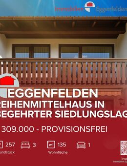 Eggenfelden! Reihenmittelhaus im Split-Level-Stil in gefragter Siedlungslage - Eggenfelden