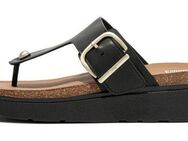 Fitflop GEN-FF Zehentrenner, Keilabsatz, Sommerschuh, Schlappen mit verstellbarer Schnalle