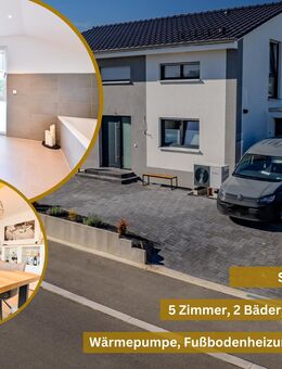 Einfamilienhaus mit WOW-Faktor in Treuen, 5 Zimmer, Wärmepumpe, Wohnküche, Doppelgarage, 2 Bäder - Treuen