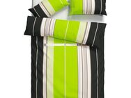 H.I.S Bettwäsche Golfi in Gr. 135x200 oder 155x220 cm, Linon, 2 teilig, Bettwäsche aus Baumwolle, sportliche Bettwäsche mit Streifen