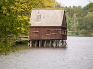 Bootshaus, Bootsschuppen, Haus auf / an dem Wasser - Plau (See)