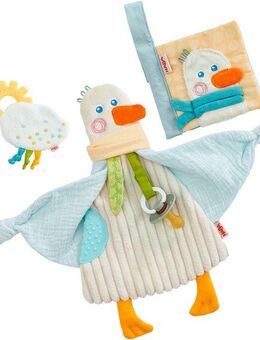 Haba Greifspielzeug Baby-Spiel-Set Gans, 3-in-1 (3-tlg)
