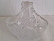 Glasschale Höhe 11cm Länge 10cm Breite ca 9cm Glas Schale Schüssel Kristallglas - Essen
