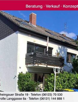 Großzügiges 4-Familienhaus auf großem Grundstück in ausgesprochen schöner Ortsrandlage von Eltville - Eltville (Rhein)