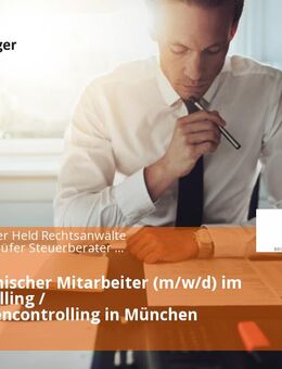 Kaufmännischer Mitarbeiter (m/w/d) im Bereich Billing / Mandantencontrolling in München - München