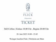 1 x Ticket für Still Collins am 20. Juni im Weingut Flick - Flörsheim/Main - Mainz