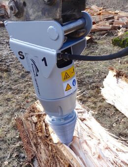 Kegelspalter S1 - Holzspalter für Minibagger - Willingen (Upland)