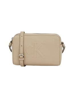 Calvin Klein Jeans Messenger Bag SCULPTED EW CAMERA BAG20, kleine Umhängetasche, Schultertasche Damen mit CK-Prägung