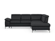 sit&more Ecksofa Cabrio L-Form, mit Sitztiefenverstellung, Arm- und Kopfteilverstellung, 3 Nierenkissen, Federkern, optional Bettfunktion und Stauraum