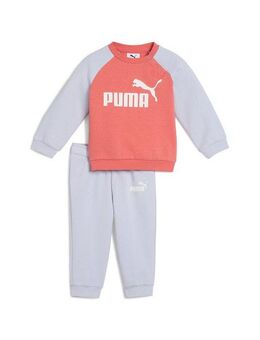 PUMA Jogginganzug Minicats Essentials Raglan Crew Set Kinder
