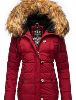 Navahoo Winterjacke Zoja stylische Steppjacke mit Kunstpelz Kapuze