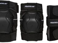 Powerslide Protektoren-Set Standard Black Set (Set, 3-tlg., mit Ellenbogenprotektor, mit Handgelenkprotektor, mit Knieprotektor)