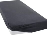 andas Spannbettlaken Valje in Gr. 90x200, 140x200 oder 180x200 cm, Jersey, Gummizug: rundum, (1 Stück), Baumwolle, für Matratzen bis 25 cm Höhe, Bettlaken in Melange-Optik