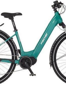 FISCHER Fahrrad E-Bike Trekkingrad TERRA 4.0i 630 43, 10 Gang Shimano CUES Schaltwerk, Mittelmotor, 630 Wh, (mit Akku-Ladegerät, mit Werkzeug)