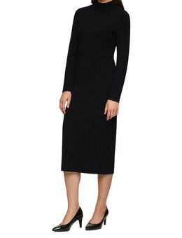 s.Oliver BLACK LABEL Strickkleid 3/4 lang, mit Stehkragen