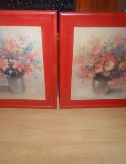 2 schöne Dekobilder   Blumenmotive - Neunkirchen Zentrum