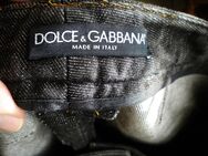 Dolce&Gabbana-Damen-Denim-Bundfalten-Jeans,Schwarz,Silber,Töne - Linnich