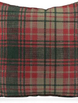 H.O.C.K. Dekokissen Eddy, Karo, Weihnachtskissen, inkl. Füllung, Bezug mit Reißverschluss