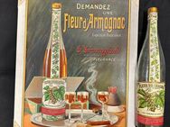 Altes Reklame Plakat Fleur d Armanac gerahmtes Reklameschild 1900 - Köln