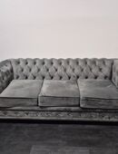 Chesterfield-Sofa in Grau in 22041
