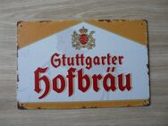 Stuttgarter Hofbräu - Vintage-Nostalgie Blechschild - Leverkusen