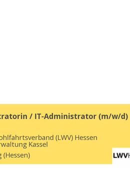 IT-Administratorin / IT-Administrator (m/w/d) - Friedberg (Hessen)