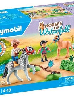Playmobil® Ponyturnier (71495), Horses of Waterfall Konstruktions-Spielset, (46 St), Made in Europe