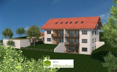 * Neubauprojekt in Drachselsried * Traumhafte 2-Zimmer-ETW, KfW 40, UG mit Terrasse, Garten und Garage