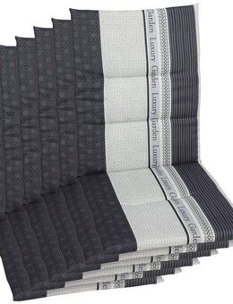 GO-DE Sesselauflage Amalfi, (Set, 6 St), 118x48 cm