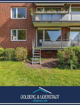 Charmante 3-Zimmer-Wohnung mit Balkon und Gartenanteil in Halstenbek Krupunder - Halstenbek