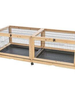 Trixie Indoor-Gehege für Meerschweinchen & Kaninchen - L 150 x B 50 x H 60 cm