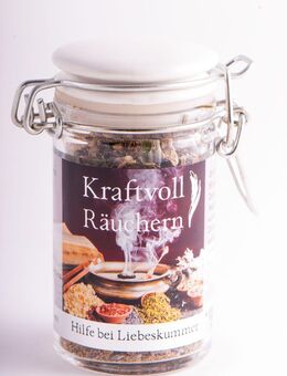 Räuchermischung im Glas "Hilfe bei Liebeskummer" - Grebenhain