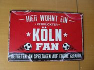 Metallschild / Blechschild – FC KÖLN Vintage - Leverkusen