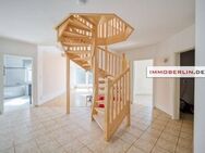 IMMOBERLIN.DE - Schmuckes Haus mit Südterrassen & Garagen in ländlicher Lage - Fredersdorf-Vogelsdorf