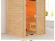 welltime Sauna Sandy, BxTxH: 145 x 145 x 187 cm, 38 mm, ohne Ofen