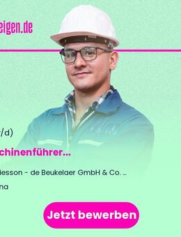 Maschinenführer (m/w/d) - Kahla