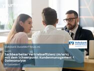 Sachbearbeiter Vertriebseffizienz (m/w/n) mit dem Schwerpunkt Kundenmanagement / Datenanalyse - Düsseldorf